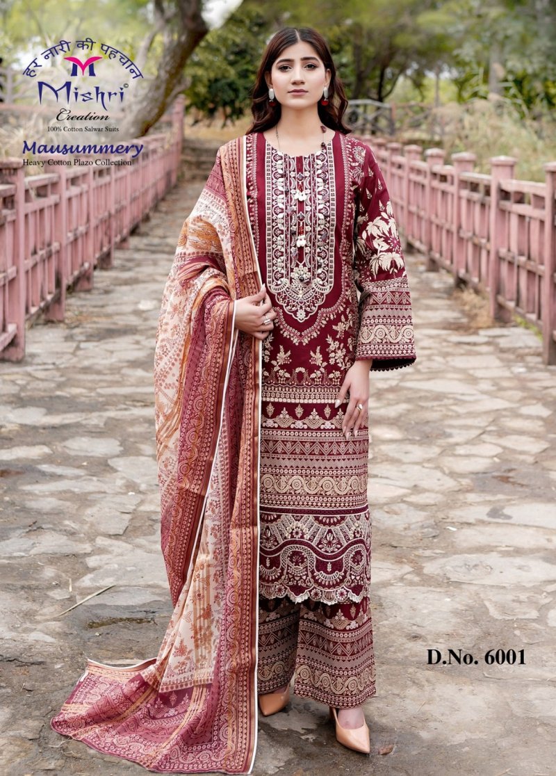 Mausummery Vol 6 By Mishri Lawn Cotton Printed Readymade Pakistani Suits 